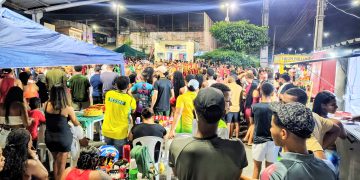 Multidão prestigia batizado da Junina Mocinha do Sertão na Praça da Vila Dom Luís